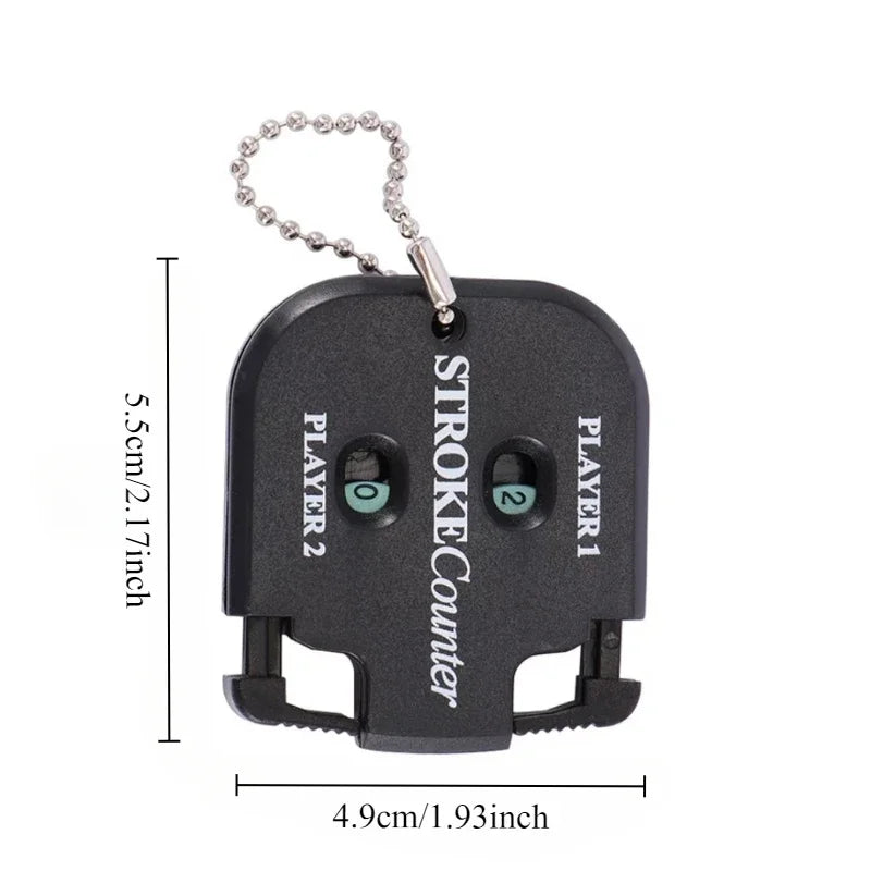 Portable Double-Digit Stroke Counter with Keychain