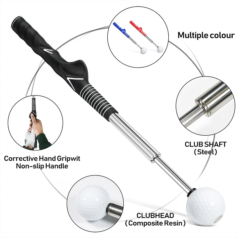 Retractable Golf Swing Trainer – Perfect Your Golf Swing Anytime, Anywhere